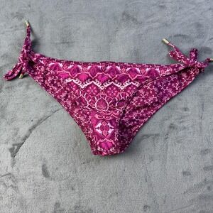 Tigerlily Bikini Bottom Womens XL Boho Side Tie Swimwear T305561